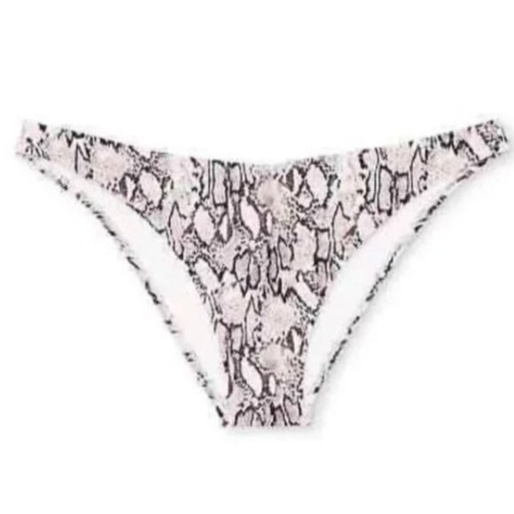 Shade & Shore Womens High Leg High Waist Extra Cheeky Bikini Bottom Black Size M - Picture 1 of 8